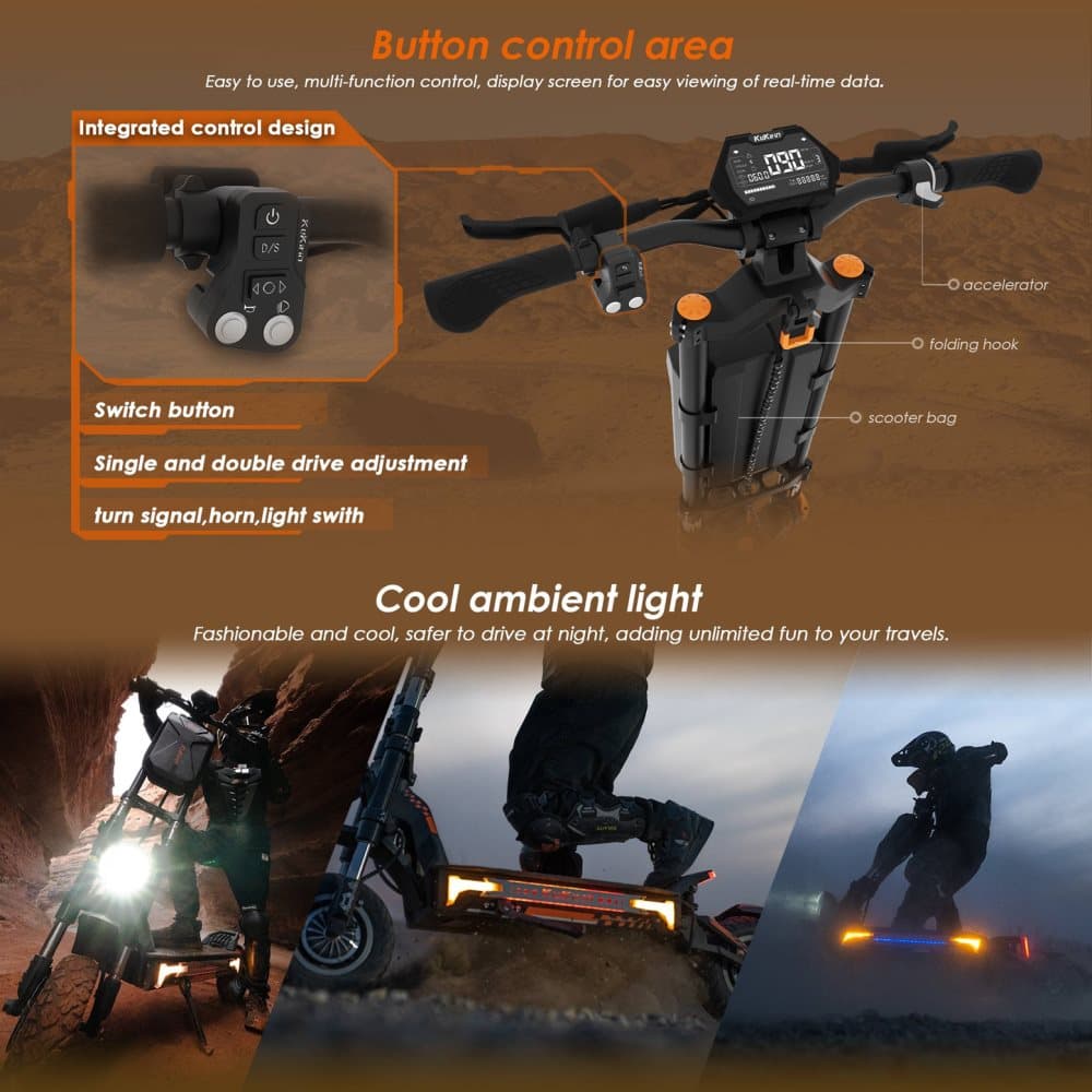 KuKirin G4 Max Electric Scooter | 86km/h Dual-Drive | 95km Range | 150kg Load | IP54 Waterproof