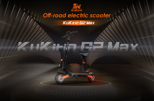KuKirin G2 Max Electric Scooter | 55km/h Speed | 70km Range | 120kg Load | IP54 Waterproof