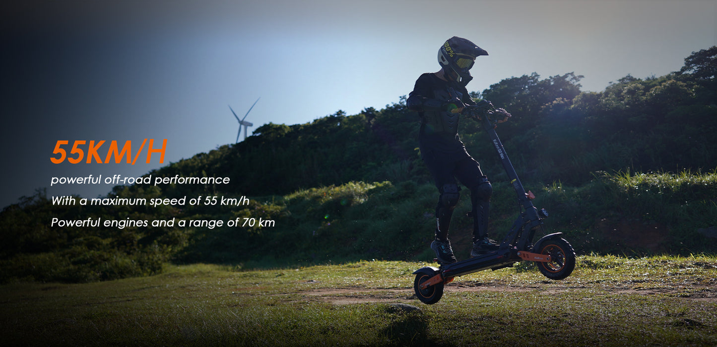 KuKirin G2 Max Electric Scooter | 55km/h Speed | 70km Range | 120kg Load | IP54 Waterproof