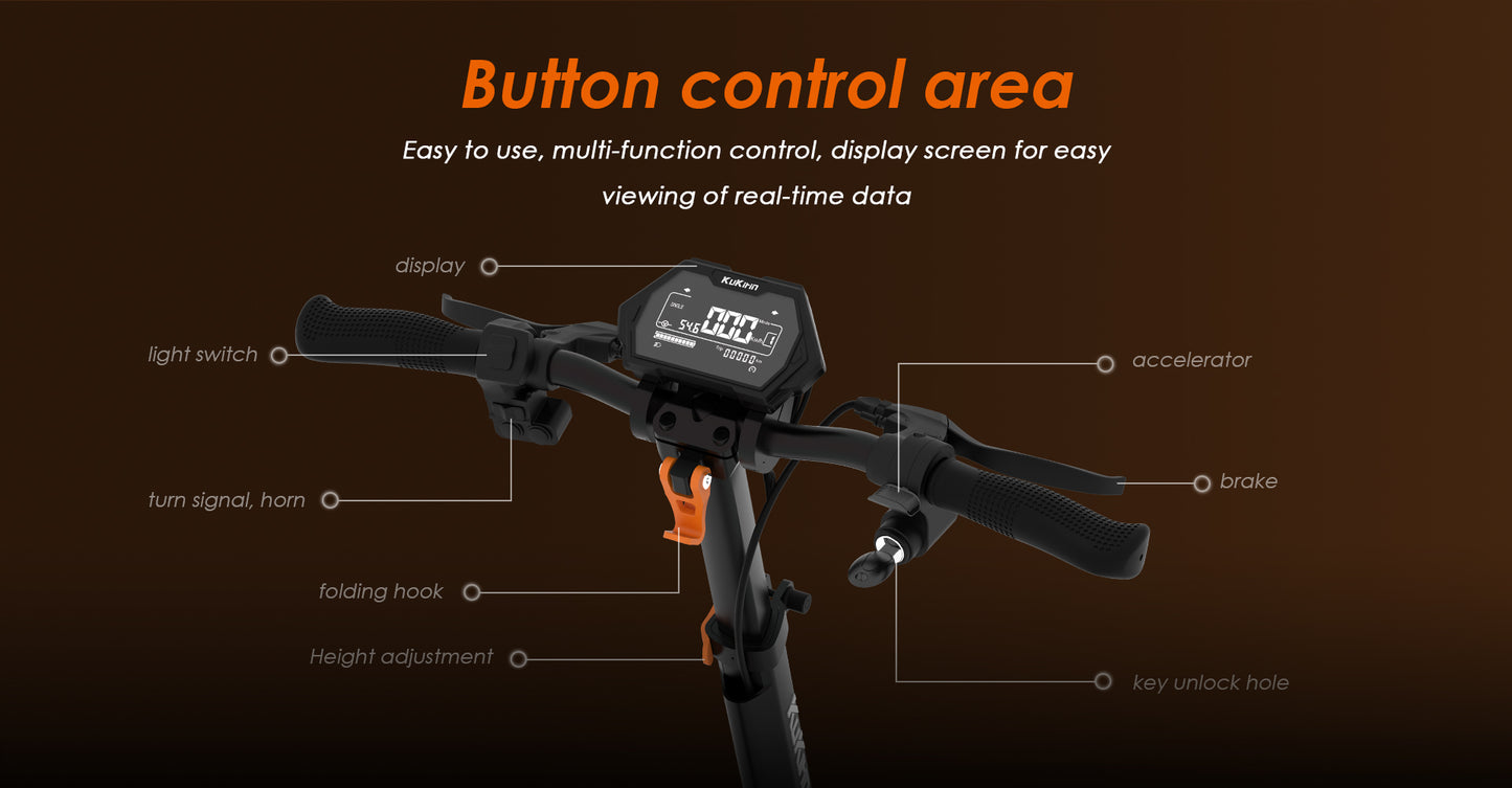 KuKirin G2 Max Electric Scooter | 55km/h Speed | 70km Range | 120kg Load | IP54 Waterproof