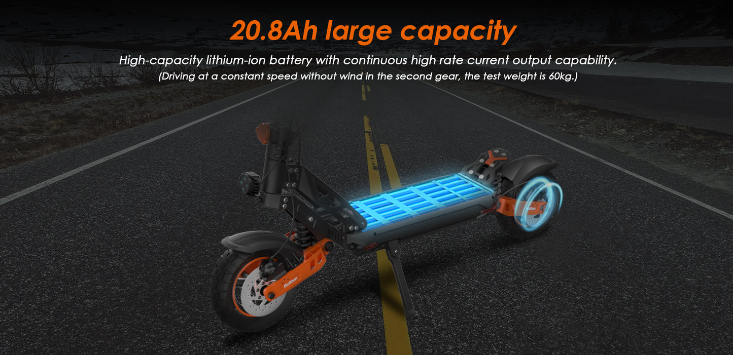 KuKirin G2 Max Electric Scooter | 55km/h Speed | 70km Range | 120kg Load | IP54 Waterproof