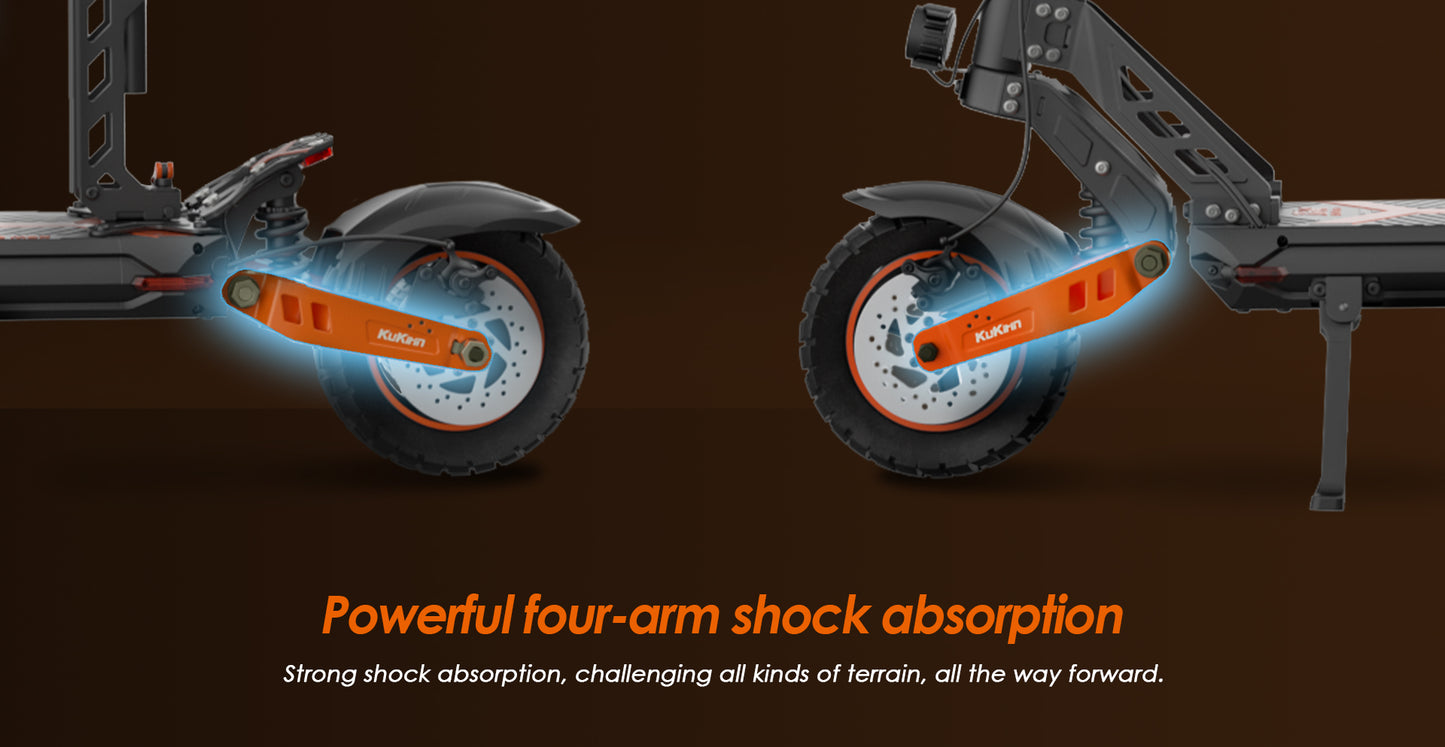 KuKirin G2 Max Electric Scooter | 55km/h Speed | 70km Range | 120kg Load | IP54 Waterproof