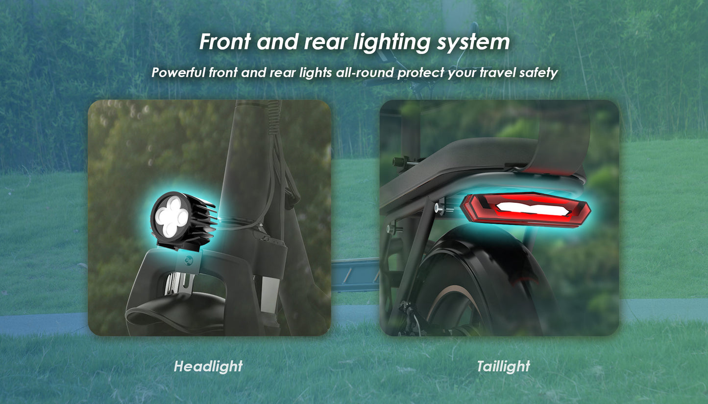 KuKirin C1 Pro Electric Scooter(2024 Version) | 45km/h High Speed | 100km Range | 120kg Load Capacity | IP54 Waterproof