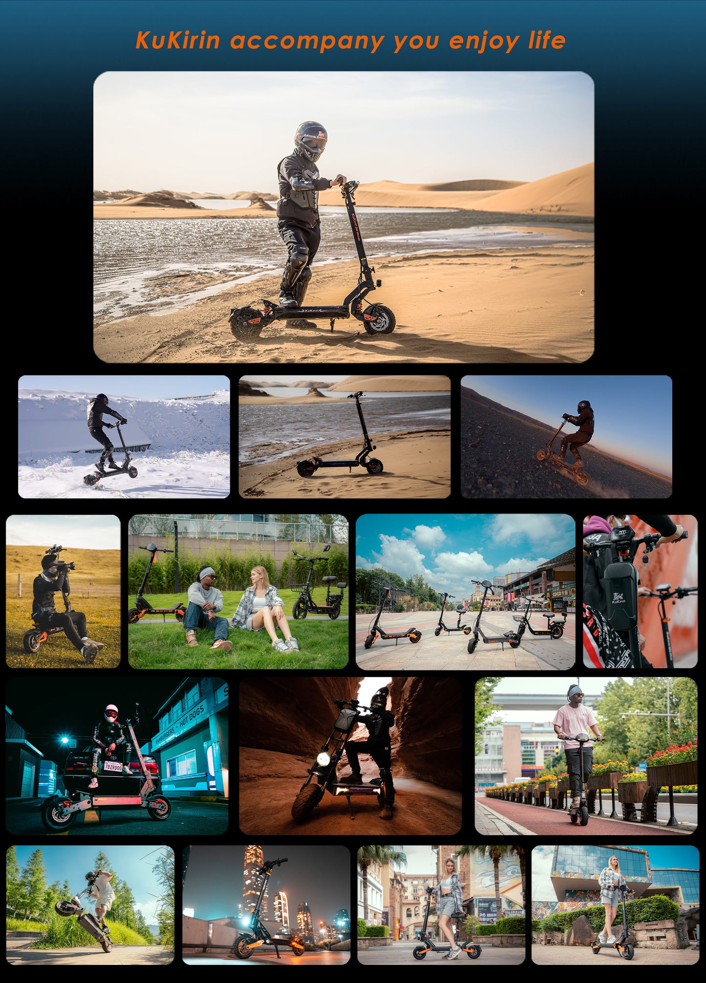 KuKirin G2 Master Electric Scooter | 60km/h Dual-Drive | 70km Range | 120kg Load | IP54 Waterproof