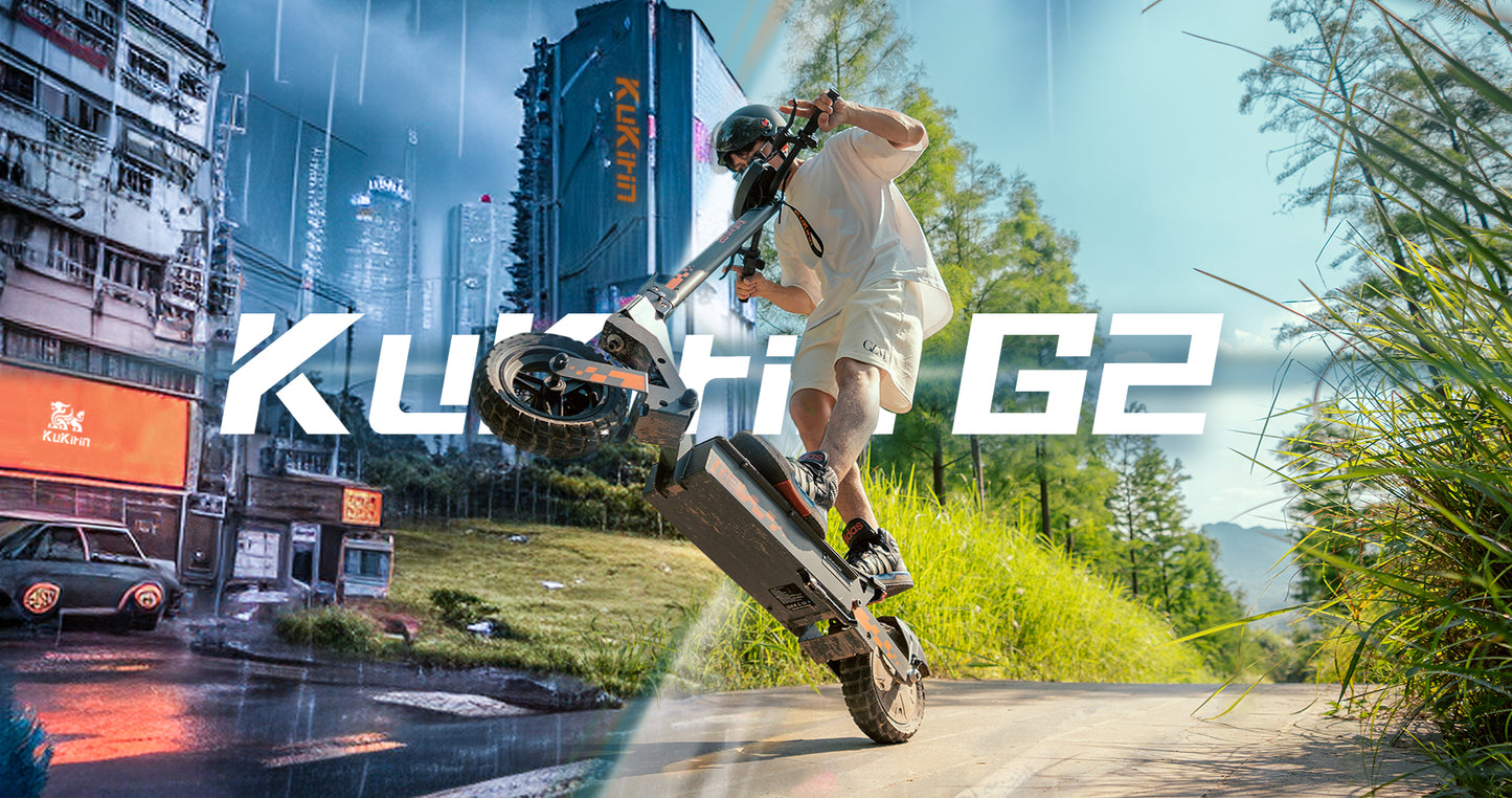 KuKirin G2 Electric Scooter | 45km/h Speed | 55km Range | 120kg Load | IP54 Waterproof