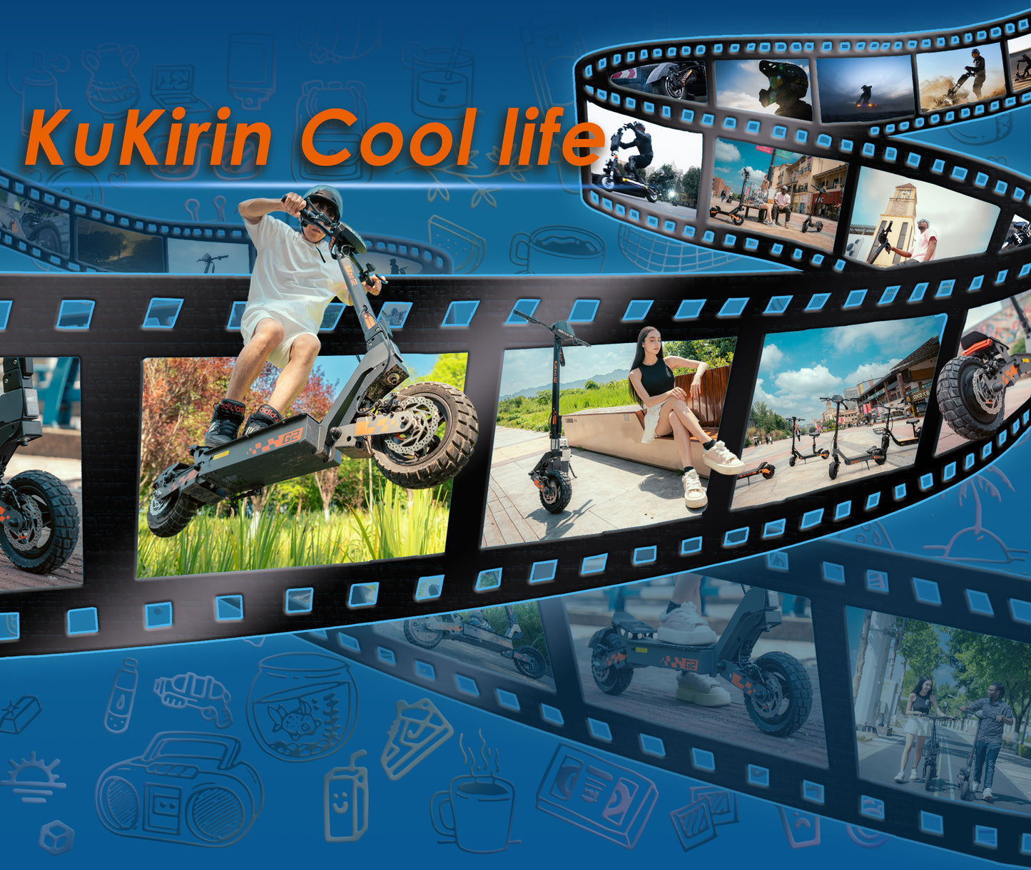 KuKirin G2 Electric Scooter | 45km/h Speed | 55km Range | 120kg Load | IP54 Waterproof