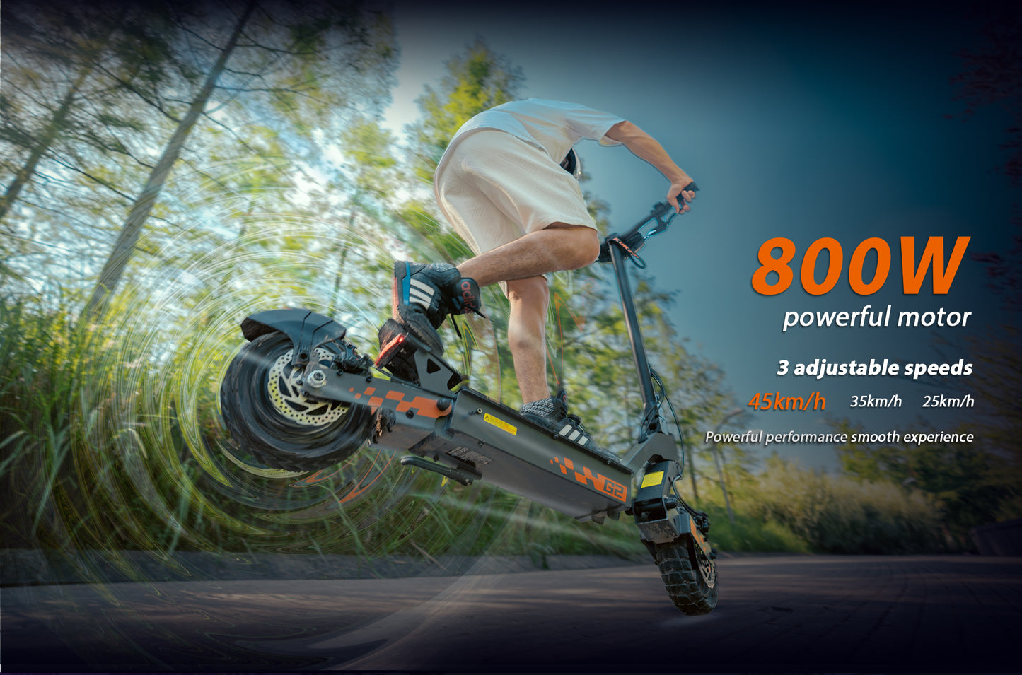 KuKirin G2 Electric Scooter | 45km/h Speed | 55km Range | 120kg Load | IP54 Waterproof