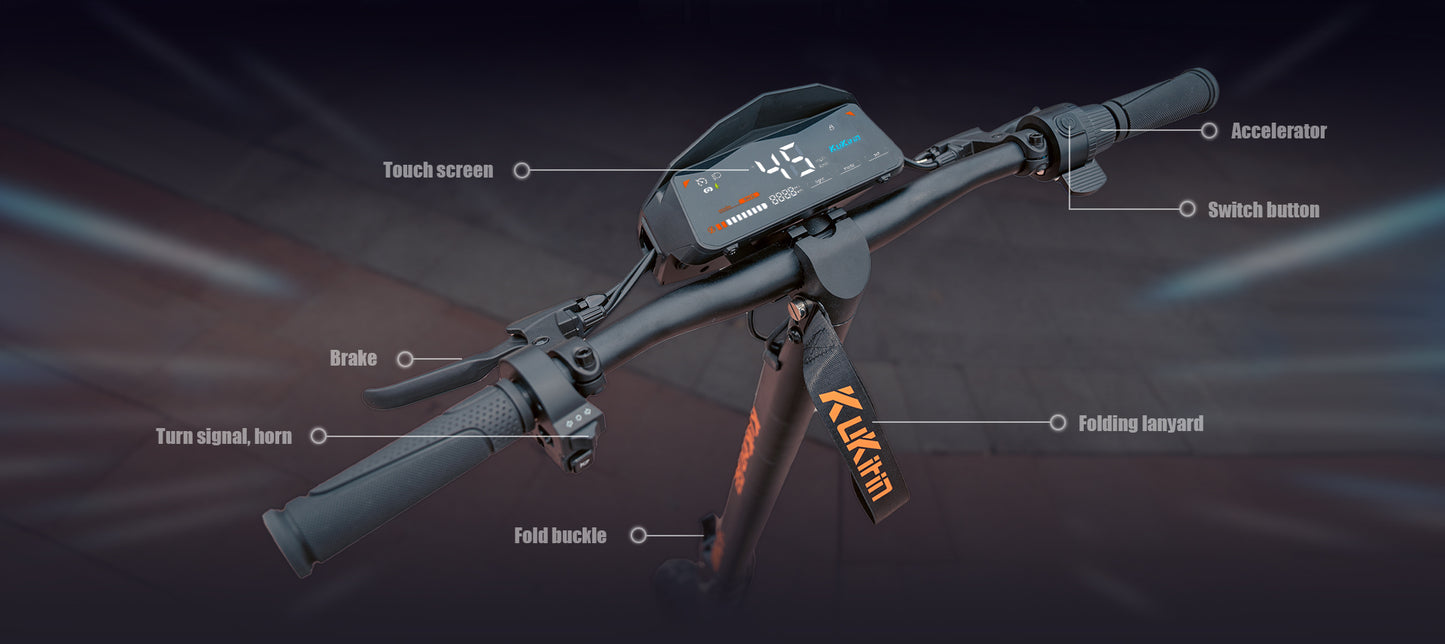 KuKirin G2 Electric Scooter | 45km/h Speed | 55km Range | 120kg Load | IP54 Waterproof