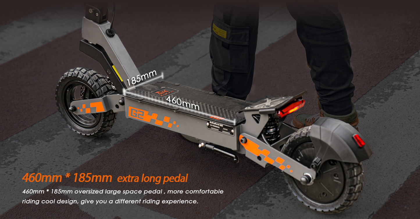 KuKirin G2 Electric Scooter | 45km/h Speed | 55km Range | 120kg Load | IP54 Waterproof