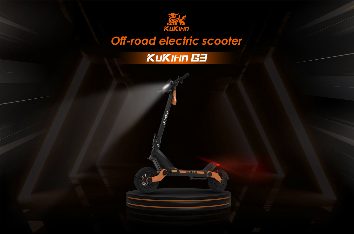 KuKirin G3 Electric Scooter | 50km/h Speed | 63km Range | 120kg Load | IP54 Waterproof