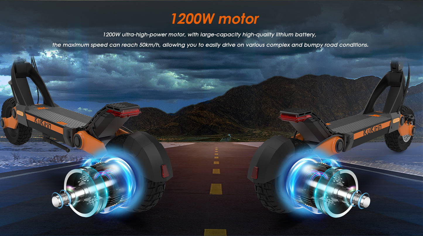 KuKirin G3 Electric Scooter | 50km/h Speed | 63km Range | 120kg Load | IP54 Waterproof