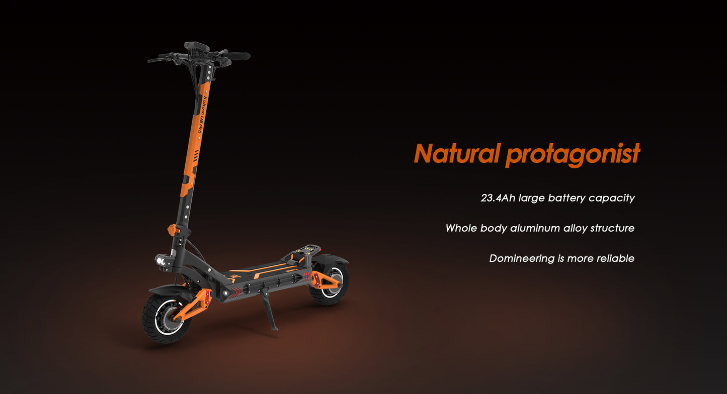 KuKirin G3 Pro Electric Scooter | 65km/h Dual-Drive | 80km Range | 120kg Load | IP54 Waterproof