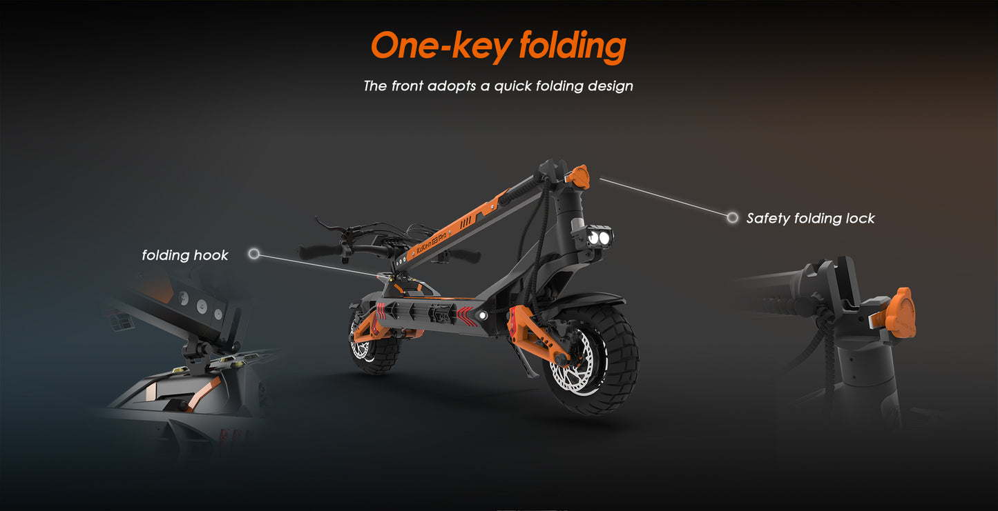 KuKirin G3 Pro Electric Scooter | 65km/h Dual-Drive | 80km Range | 120kg Load | IP54 Waterproof