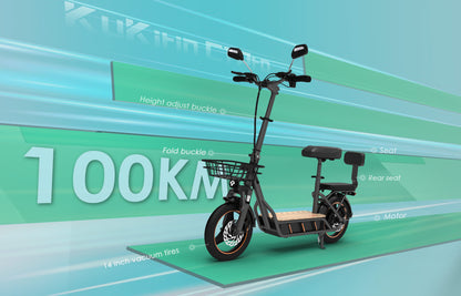 KuKirin C1 Pro Electric Scooter(2024 Version)  | 45km/h High Speed | 100km Range | 120kg Load Capacity | IP54 Waterproof