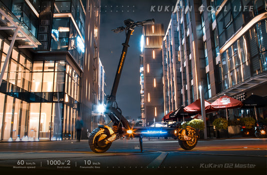 KuKirin G2 Master Electric Scooter | 60km/h Dual-Drive | 70km Range | 120kg Load | IP54 Waterproof