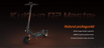 KuKirin G2 Master Electric Scooter | 60km/h Dual-Drive | 70km Range | 120kg Load | IP54 Waterproof