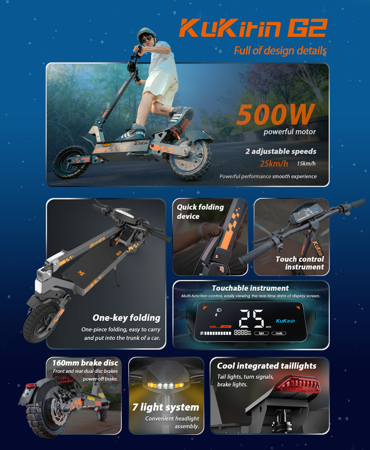 🔥 Best Seller | KuKirin G2 VMP Electric Scooter
