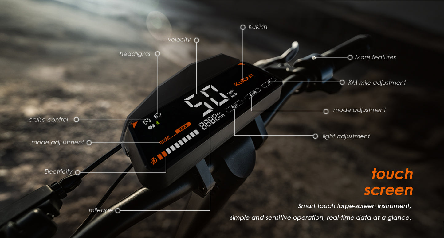 KuKirin G3 Electric Scooter | 50km/h Speed | 63km Range | 120kg Load | IP54 Waterproof