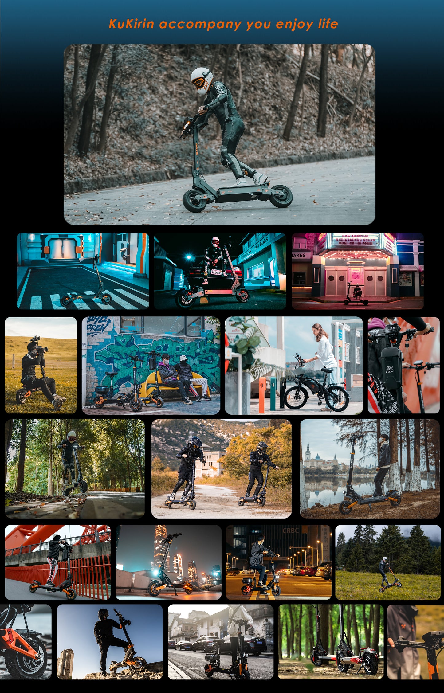 KuKirin G4 Electric Scooter | 70km/h Speed | 75km Range | 120kg Load | IP54 Waterproof