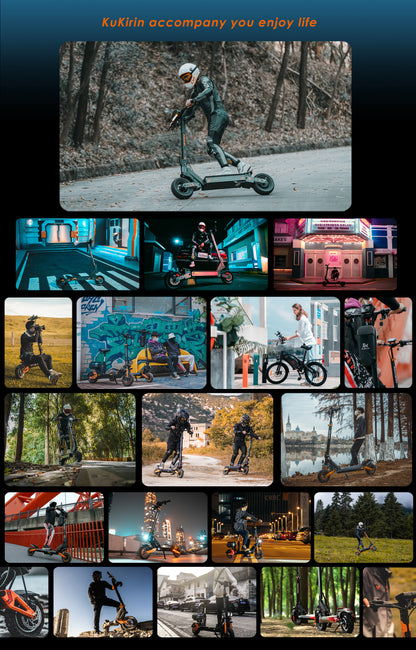 KuKirin G4 Electric Scooter | 70km/h Speed | 75km Range | 120kg Load | IP54 Waterproof