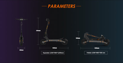 KuKirin G4 Electric Scooter | 70km/h Speed | 75km Range | 120kg Load | IP54 Waterproof